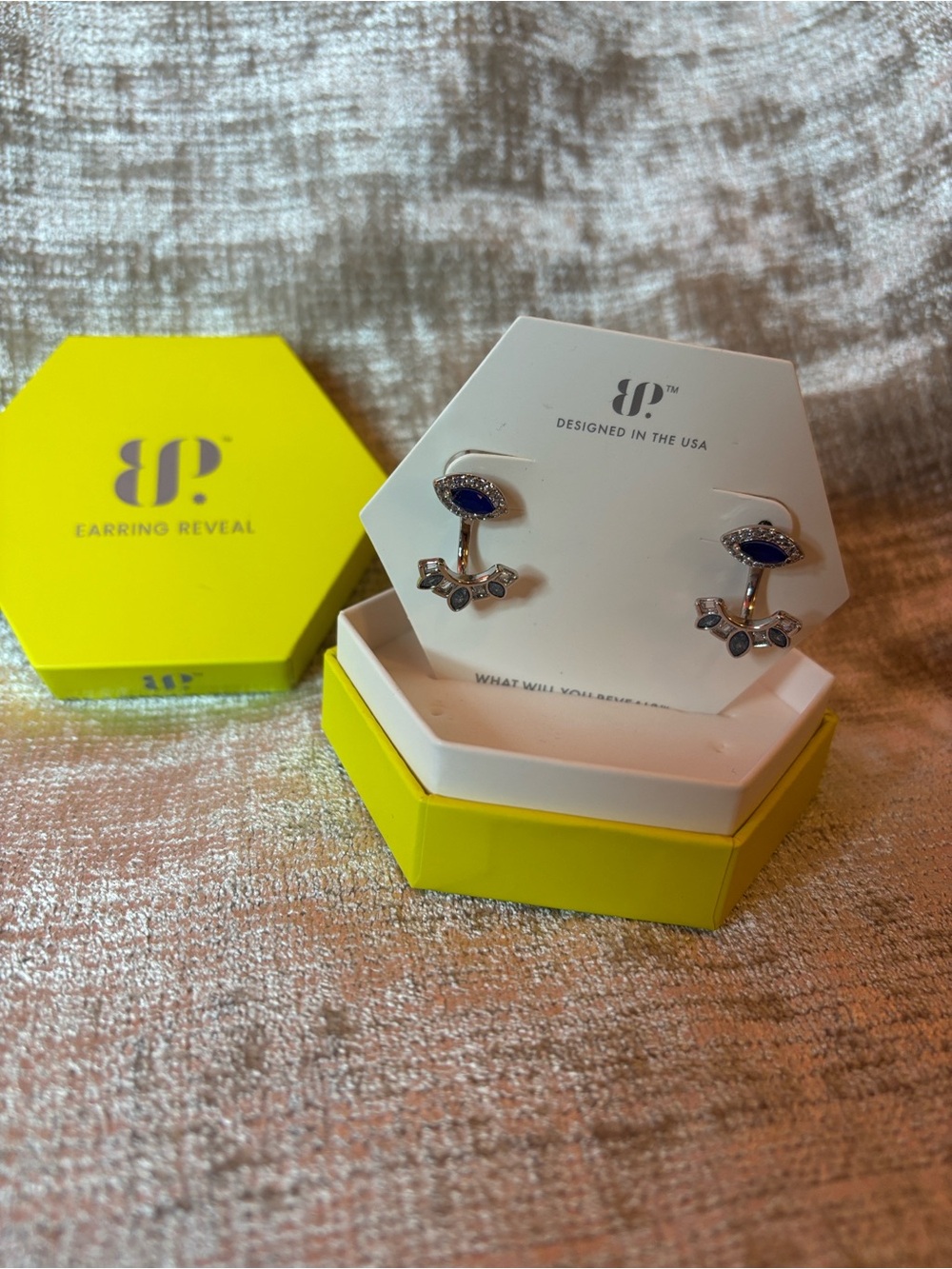 Blue Crystal Drop Earrings- Rare Unicorn